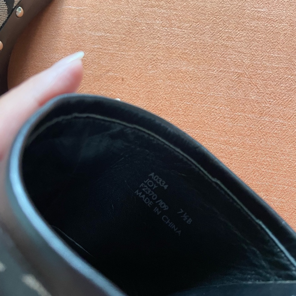 Coach Black and White Logo Clogs Mules - Picture 6 of 8